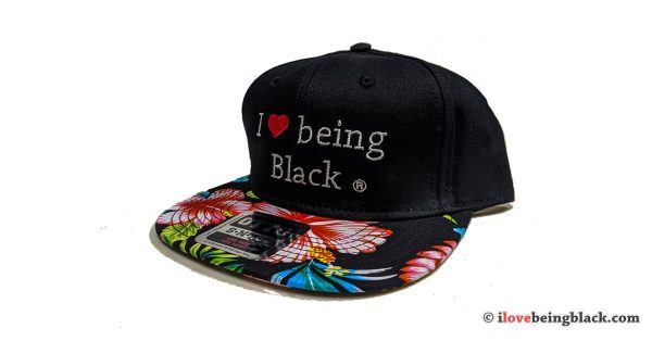 Hawaiian style SnapBlack hat