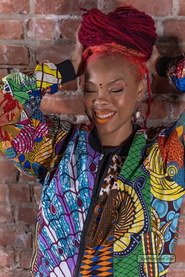 Handmade African coat of many colors jacket