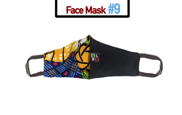 African print fabric youth face mask coronavirus covid19