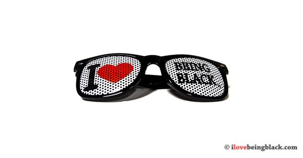 I Love Being Black sunglasses