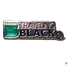 Traveling Black lapel pin