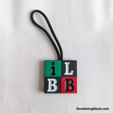 i-love-being-black-zipper-pulls for jackets